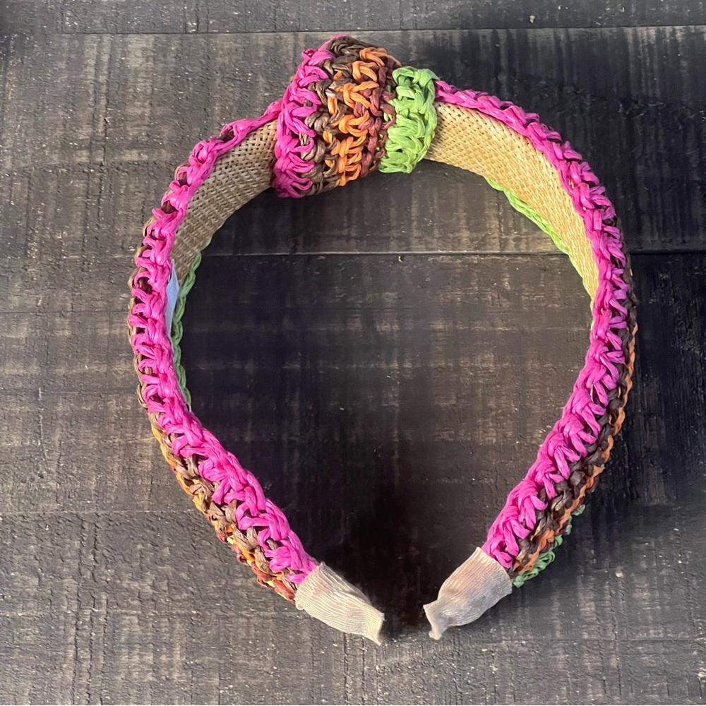 Trina Turk Multicolor Woven Headband - Picture 2 of 7